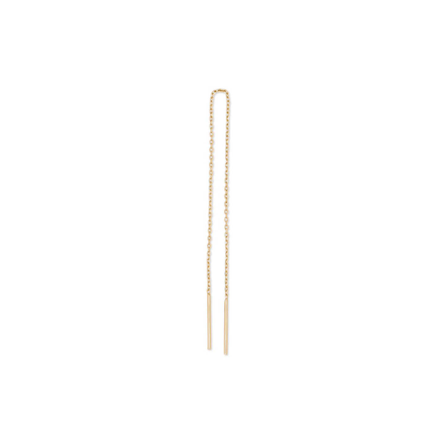 Minimalist Thread Earring - Gold Plated